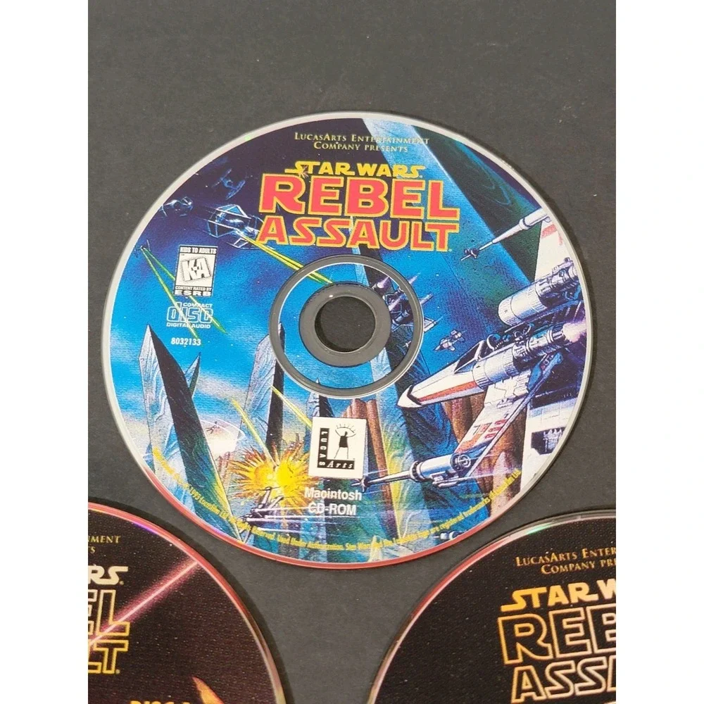 Vtg‎ Star Wars Lucasarts Archives Collection Set Of 5 CD ROM PC Discs Games